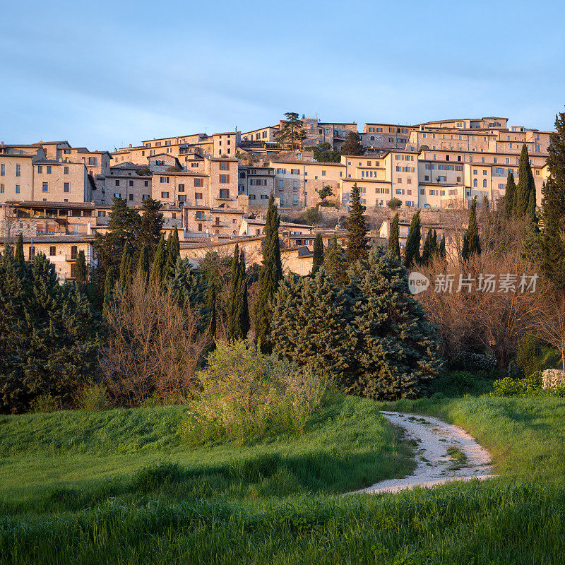 Assisi cityscape, Umbria Italy报道